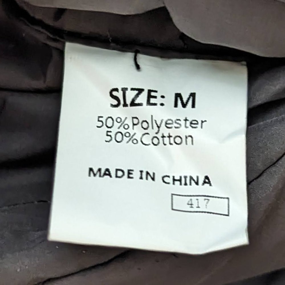 SHEWIN Black Sherpa Puffer Jacket for Women Button Down Reversible Quilted Med - Picture 6 of 8